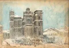 La cathédrale de Rodez by Frank Myers Boggs, 1913, Aquarelle sur papier, sold Mar 2026