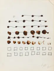 Point - couleur (I) by Jean Degottex, 1975, Acrylique et crayon sur papier, sold Sep 2024