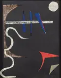 Sans titre by Paul Van Hoeydonck, 1954, Collage, sold Sep 2024