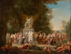 La danse des moissons, hommage à Cérès by Jean Jacques Spoede, 1726, Toile Hauteur :, sold Dec 2025