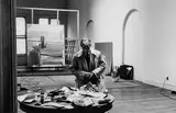 Willem De Kooning, New York, Etats-Unis. Circa 1961 by Jesse A. Fernández, Photographie issue de la série «New York Portraits», sold Nov 2025