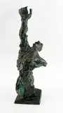 Gagnant by Shokichi Sato, Bronze à patine verte, sold Jan 2026