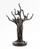 Sans titre - Bras levés by Esther Wertheimer, Bronze à patine foncée, sold Jan 2026