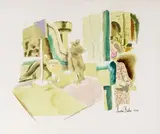 Sans titre - Scène urbaine by André Charles Biéler, Aquarelle sur papier, sold Jan 2026