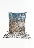 Où un ours est chassé debout by Jean Paul Riopelle, 1985, Lithographie en couleurs sur papier Arches, sold Dec 2025