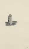 Menhir by Loic Le Groumellec, Lavis et crayon sur papier, sold Oct 2020