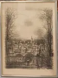Vue de village by Jean Carzou, Lithographie numérotée, sold Mar 2026