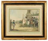Bonaparte sur son cheval Marengo se rendant au champ de Mars by Johannes Vinkeles, vers 1802, Aquarelle, sold Mar 2026