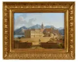 Napoléon sur la terrasse de la villa dei Mulini sur l'ile d'Elbe (Portoferraio) by Leo von Klenze, Toile Hauteur :, sold Mar 2026