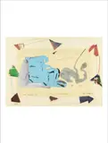 Petit déjeuner by François Martin, 1979, Collage et gouache sur papier, sold Nov 2021