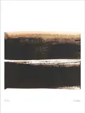 Composition, circa 2001 by Pierre Soulages, Lithographie en couleur, sold Nov 2021