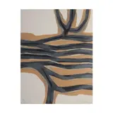 Composition by Raoul Ubac, Lithographie abstraite, sold Oct 2021