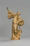 La danseuse au cothurne by Agathon Léonard, Epreuve en bronze à patine dorée, sold Nov 2023