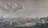 [Dessinateur] Matthias Gottfried EICHLER (1748 - 1818) [Graveur] Vue du Palais de by Johann Georg Mayr, Marbre de ses environs, vers la Newa prise du Coté de Wasiliostroff, sold Oct 2023