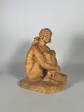 Jeune Algérienne by Léon Fourquet, 1925, Terre cuite patinée, sold Oct 2023