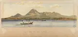 Vue de l'entrée de la rivière Réalejo" au Costa Rica by René Gillotin, Aquarelle sur papier, sold Apr 2023
