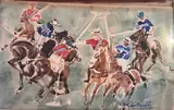 Partie de polo by Paul Gaillardot, Aquarelle signée en bas à droite, sold Apr 2026