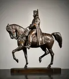 Napoléon 1er équestre by Emmanuel Frémiet, Bronze à patine brune, sold Apr 2026