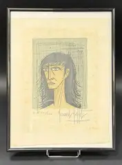Petite tête de femme by Bernard Buffet, Lithographie, sold Jul 2026
