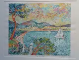 Près d'Antibes by Lucien Neuquelman, Lithographie sur papier, sold Jul 2026