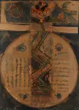 Composition (n° 23) by Mohamed Nabili, Technique mixte (huile, collage et sable) sur toile, sold Jun 2026