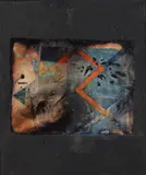 Composition (n° 18) by Mohamed Nabili, 1990, Technique mixte (huile, collage et sable) sur toile, sold Jun 2026