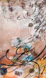 Sans titre by Marcelle Ferron, 1970, mixed media on paper, sold May 2025