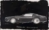Trans Am Apocalypse by John Scott, 2016, mixed media on paper, sold May 2025