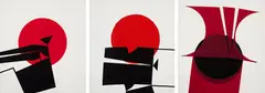 Sans titre by Luis Feito, 3 lithographs, sold Apr 2025