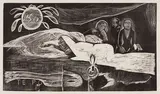 Te po (The Night), from the Noa Noa Suite by Paul Gauguin, woodcut on paper, sold Apr 2025