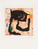 Le Dandy by Joan Miró, aquatint, drypoint and carborundum on paper, sold Apr 2025