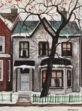 Old House on Sackville St. by John Kasyn, 1974, watercolour on paper, sold Mar 2025