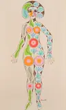 Les Polychromes by Alfred Pellan, watercolour and ink on paper, sold Mar 2025