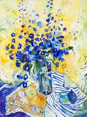 Still Life by Bobbie Burgers, acrylic on canvas, sold Mar 2025