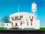 Bank Antiques by David Allen Thauberger, acrylic on canvas, sold Mar 2025