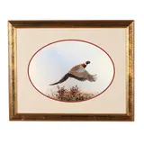 Ringneck - Study by Ron Holyfield, Watercolor and whitening on paper, sold Aug 2026