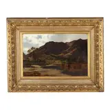Pool on the Derwent Borrowdale by William Young, Oil on canvas, sold Aug 2026