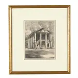 Eumenean Literary Society Hall, Davidson College, Davidson, North Carolina by Louis Orr, Etching, sold Aug 2026