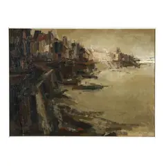 St. Malo - Ramparts I by Donald Stoltenberg, Oil on canvas, sold Aug 2026