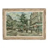 Place Saint-Denis by Andre Picot, Oil on canvas, sold Aug 2026
