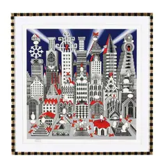 Ciudad de un Millon de Huevos y Veinticinco Duros by Pedro Friedeberg, Print in colors, sold Aug 2026
