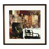 French Painted Screen with Sheraton Chairs by Jody dePew McLeane, Pastel on artist board, sold Aug 2026