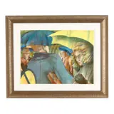 Umbrellas by Maud Gatewood, Lithograph in colors, sold Jul 2026