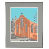 St. Thomas by Claude Howell, Serigraph in colors, sold Jul 2026