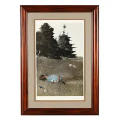 Distant Thunder by Andrew Wyeth, Collotype in colors, sold Jul 2026