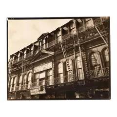 Gus Hill's Minstrels by Berenice Abbott, Gelatin silver print, sold Jul 2026