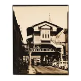 El" Station, Ninth Avenue Line, Christopher and Greenwich Streets, Manhattan by Berenice Abbott, Gelatin silver print, sold Jul 2026