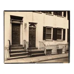 Gay Street, #14-16, Greenwich Village, Manhattan by Berenice Abbott, Gelatin silver print, sold Jul 2026