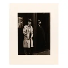 Two Men in a Doorway, Chinatown, New York by Max Yavno, Gelatin silver print, sold Jul 2026
