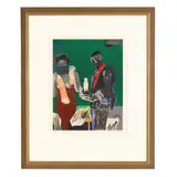 Before the First Whistle by Romare Bearden, Lithograph in colors, sold Jul 2026